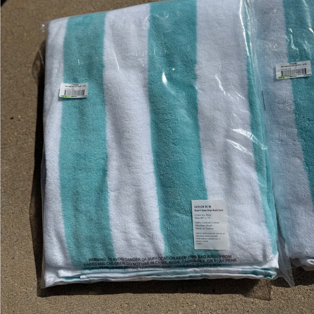 Frontgate Resort Beach Towels - Set of 2 - NWT - Picture 11 of 16